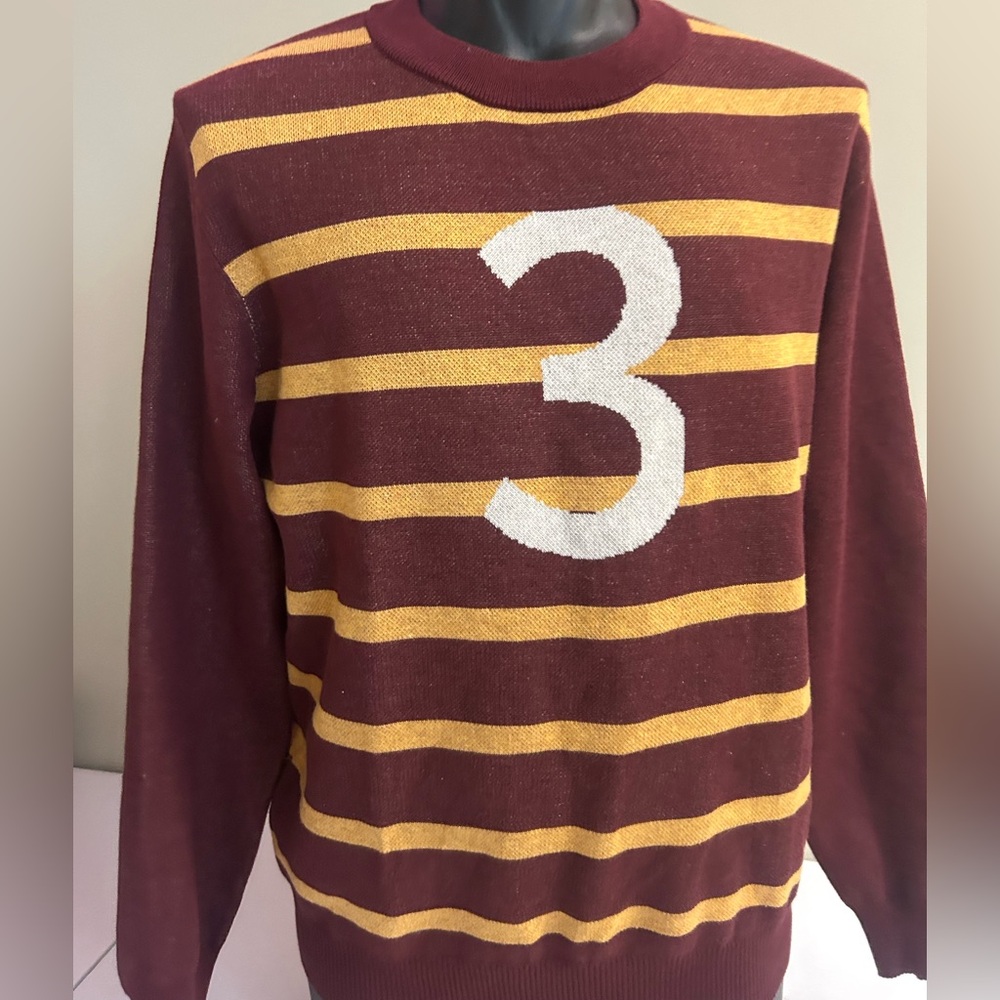 GEORGE BAILEY “it’s a wonderful life” #3 football sweater - Picture 1 of 8